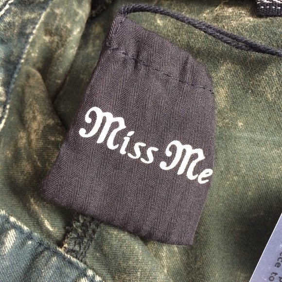 Miss Me Sheer Block Tunic Blouse Small Dye Black Rhinestones Long Sleeve NWT - Picture 7 of 7